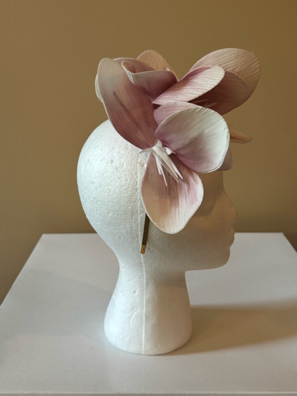 Tiffany Woodard Blush Pink Floral Fascinator – Kentucky Derby - Picture 2 of 5